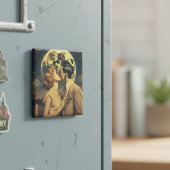 月に愛し、旅行ポスターのカスタマイズ マグネット