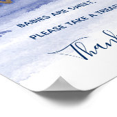 月に愛し、月に愛のサイン ポスター (角)