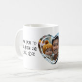 月に愛し、背中のカスタム写真 コーヒーマグカップ (正面左)