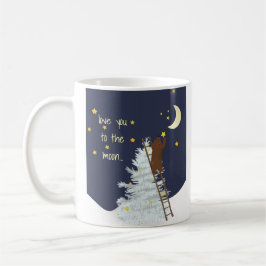 月に愛する熊のマグカップ コーヒーマグカップ