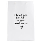 月に愛せよ ミディアムペーパーバッグ (正面)