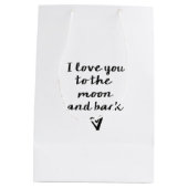 月に愛せよ ミディアムペーパーバッグ (裏面)