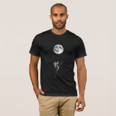 月に手を伸ばす Tシャツ (正面フル)