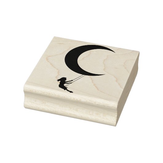 月に揺れる ラバースタンプ (スタンプ)