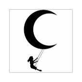 月に揺れる ラバースタンプ (インプリント)