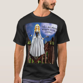 月に教えて私の愛はどこか… ia tシャツ