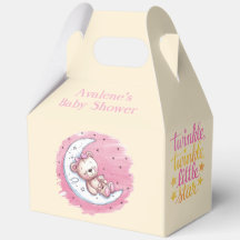 月に照らされたスナグルズ：クマの夢の女の子ベビーシャワー