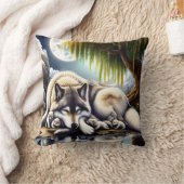 月に照らされたセレニティアスリム クッション (ブランケット)