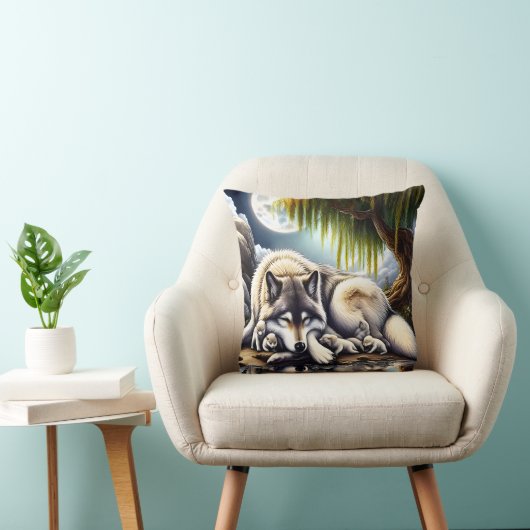 月に照らされたセレニティアスリム クッション (椅子)