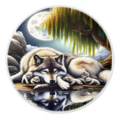 月に照らされたセレニティアスリム セラミックノブ (正面)