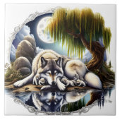 月に照らされたセレニティアスリム タイル (正面)