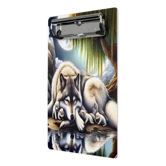 月に照らされたセレニティアスリム ミニクリップボード (アングル2)