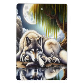 月に照らされたセレニティアスリム ミニクリップボード (裏面)