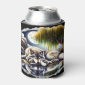 月に照らされたセレニティアスリム 缶クーラー (缶正面)