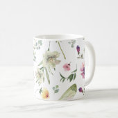 🌙月に照らされたバラ：夢のような開花のマグカップ コーヒーマグカップ (正面右)