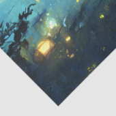 月に照らされた人魚のデコページ 薄葉紙 (詳細)