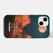 月に照らされた国王陛下の電話カバー iPhoneケース (裏面横)