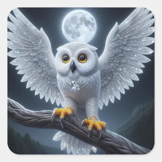 月に照らされた国王陛下 スクエアシール (正面)