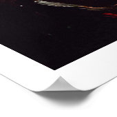 月に照らされた夜のコロシアム ポスター (角)