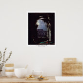 月に照らされた夜のコロシアム ポスター (キッチン)