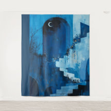 月に照らされた夜のパーティーの背離れ景、側面、