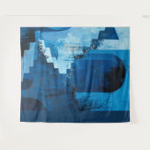 月に照らされた夜のパーティー背景、右側、 タペストリー (正面(横))