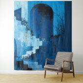 月に照らされた夜のパーティー背景、右側、 タペストリー (インサイチュ)