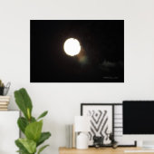 月に照らされた夜の精霊 ポスター (ホームオフィス)