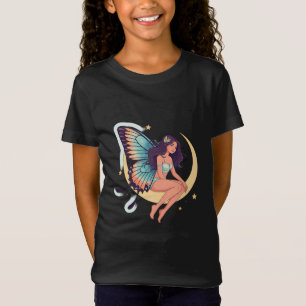 月に照らされた妖精 Tシャツ