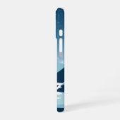 月に照らされた山々：穏やかな夜景 iPhone 16ケース (左側面)