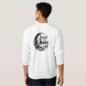 月に照らされた愛 スウェットシャツ (裏面フル)