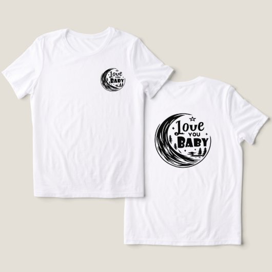 月に照らされた愛 トライブレンドＴシャツ (デザイン正面&裏面)