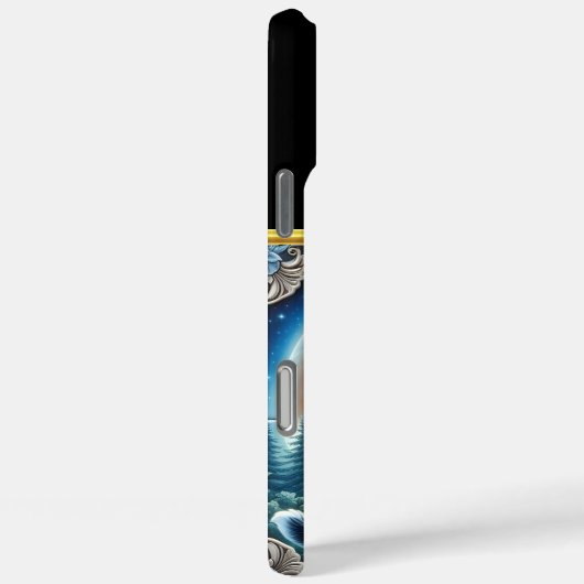 月に照らされた森の中で吠える狼 Case-Mate iPhoneケース (裏面 / 右)