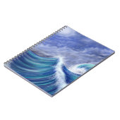 月に照らされた波 ノートブック (左側)