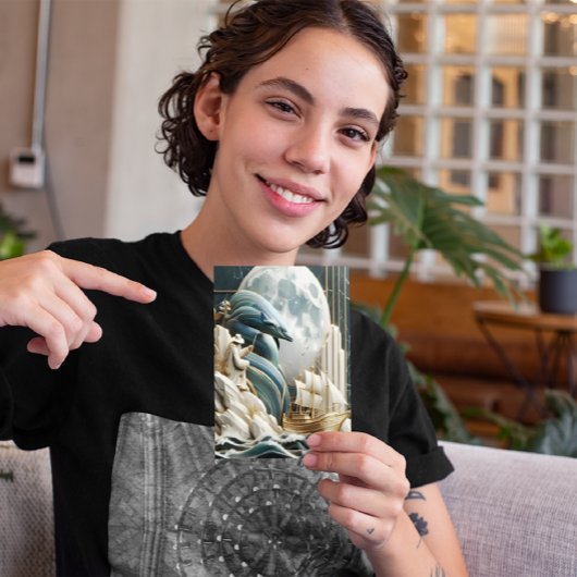 月に照らされた海底冒険 ポストカード