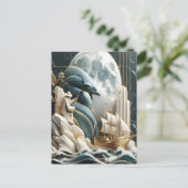 月に照らされた海底冒険 ポストカード (スタンド正面)