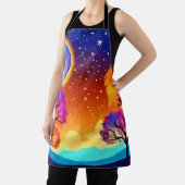 月に照らされた秋の夢 エプロン (インサイチュ)