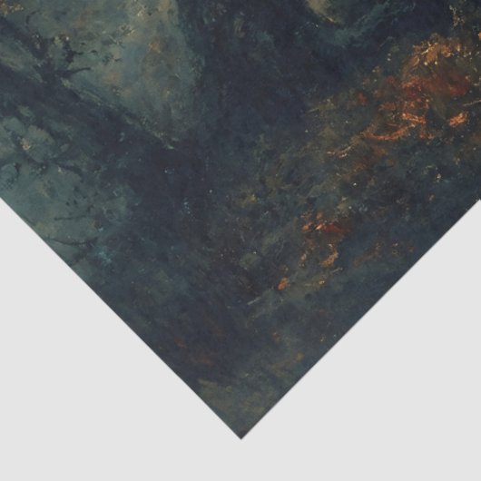 月に照らされた秋の道の切り離し 薄葉紙 (詳細)