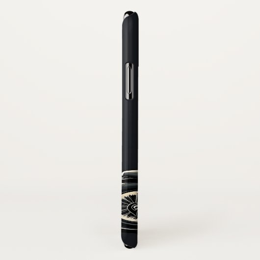 月に照らされた空の下に乗るバイク乗り Case-Mate iPhoneケース (裏面/右)