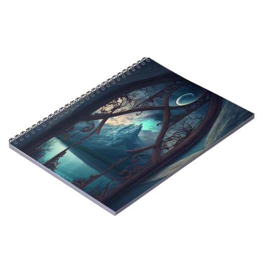 月に照らされた窓から ノートブック (左側)