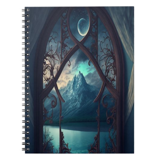 月に照らされた窓から ノートブック (正面)