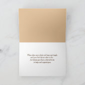 月に照らされた窓の中の犬 カード (内部)