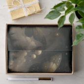 月に照らされた蝶の飛行船の切り離 薄葉紙 (ギフト)