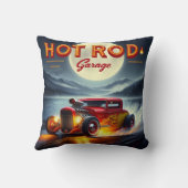 月に照らされた風景を駆け抜け改造る クッション (裏面)