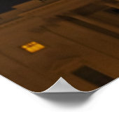 月に照らされた首都ドーム ポスター (角)