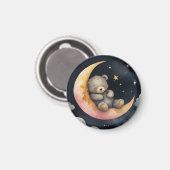 月に眠たいクマ マグネット (正面/裏面)