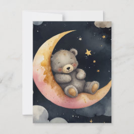 月に眠たいクマ 招待状