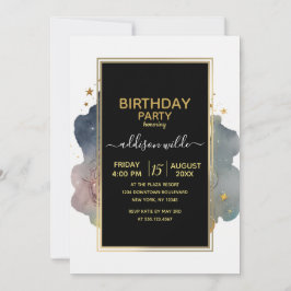 月に眠る可愛い王様ライオン 招待状