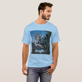 「月に着陸」Tシャツ Tシャツ (正面フル)