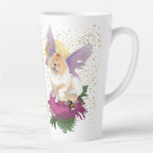 月に私を飛ぶ – チャウラテマグ – 白 カフェラテマグ (右)